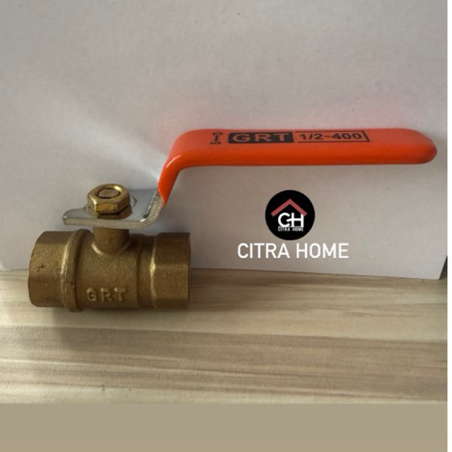 GRT Ball Valve Kuningan 1/2 inch
