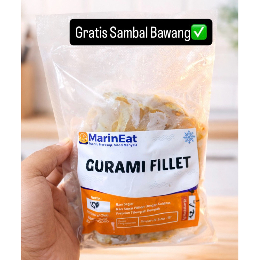Gurami Fillet Marinasi Gratis Sambal Bawang