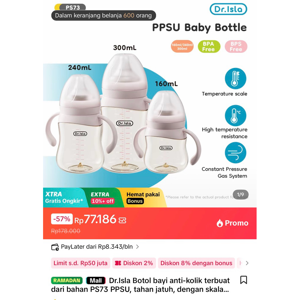 Botol bayi anti kolik