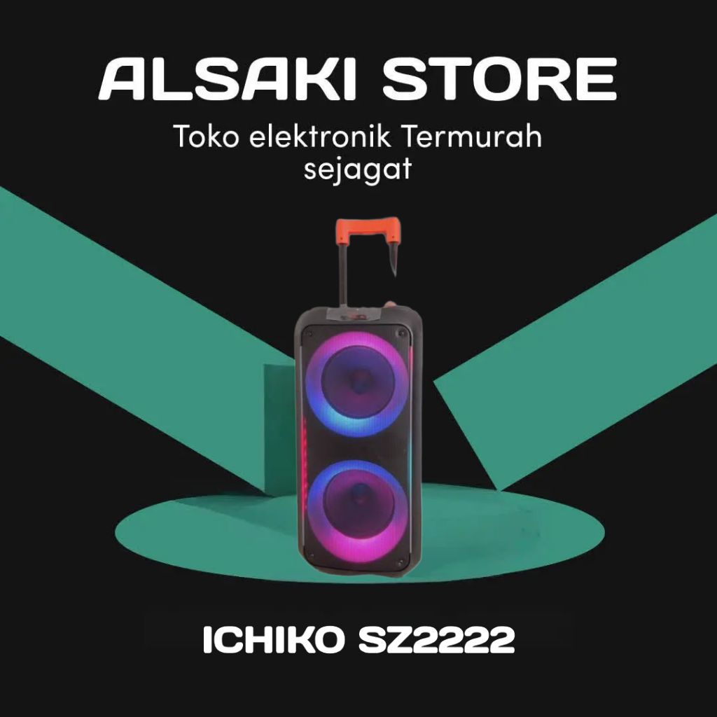 ICHIKO SZ2222 / SZ-2222 SPEAKER PORTABLE BLUETOOTH KARAOKE