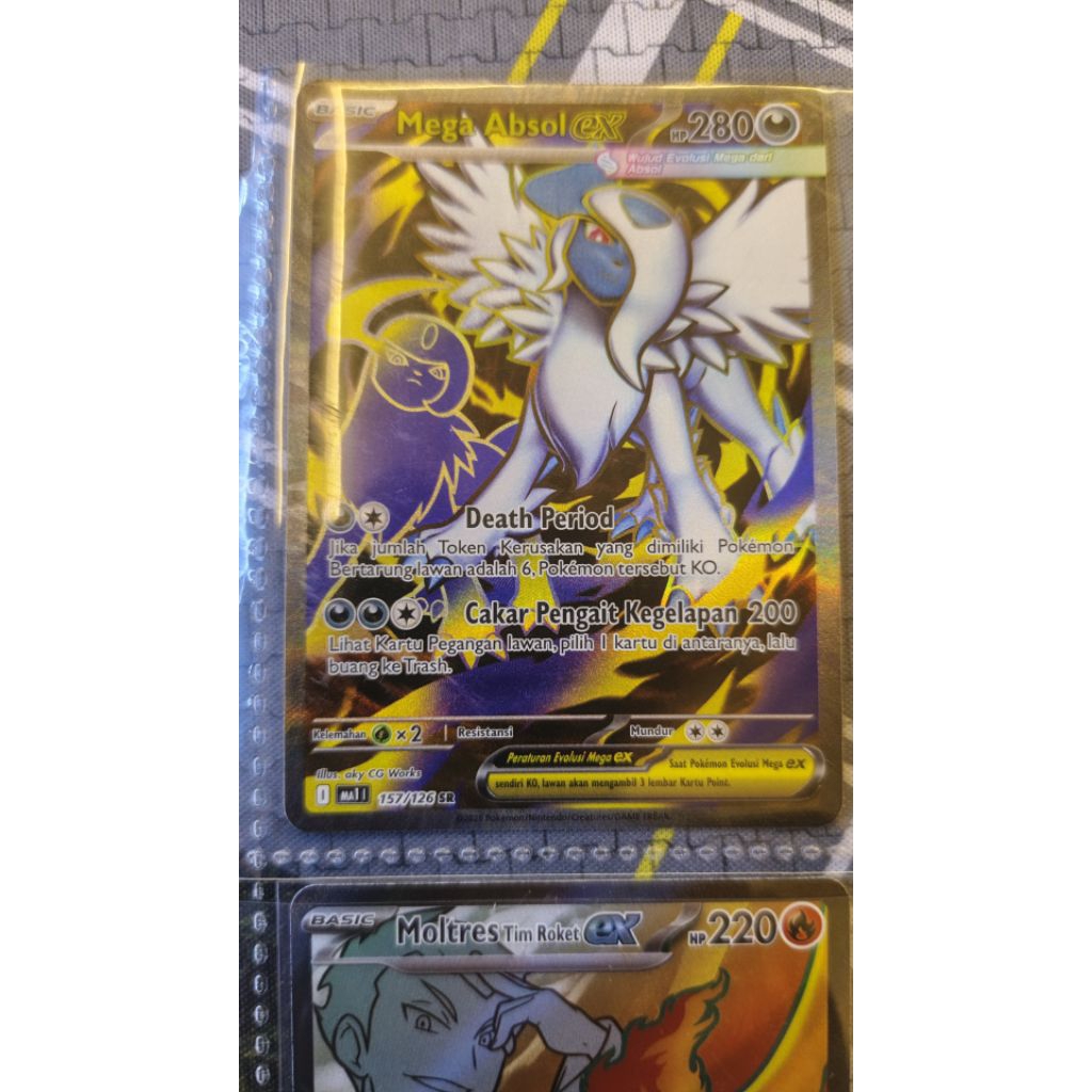 kartu pokemon mega absol ex SR