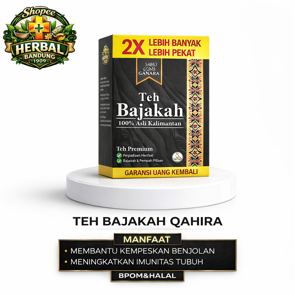 Teh Bajakah Qahira Original Obat Herbal Kista Lipoma Atasi Benjolan Kelenjar Ampuh
