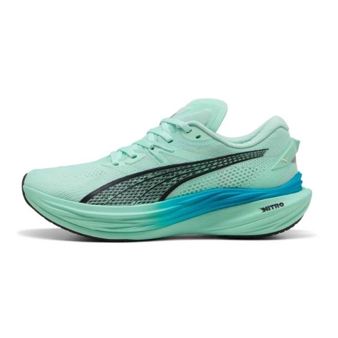 PUMA Deviate NITRO™ 3 Second - Mint Melt Speed Blue - Sepatu Lari Pria Running Shoes
