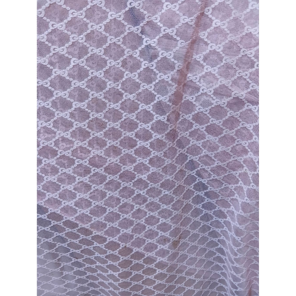 1/2 meter Kain Tulle | Bahan Tulle | Kain Meteran | Tulle Motif | Bahan Import