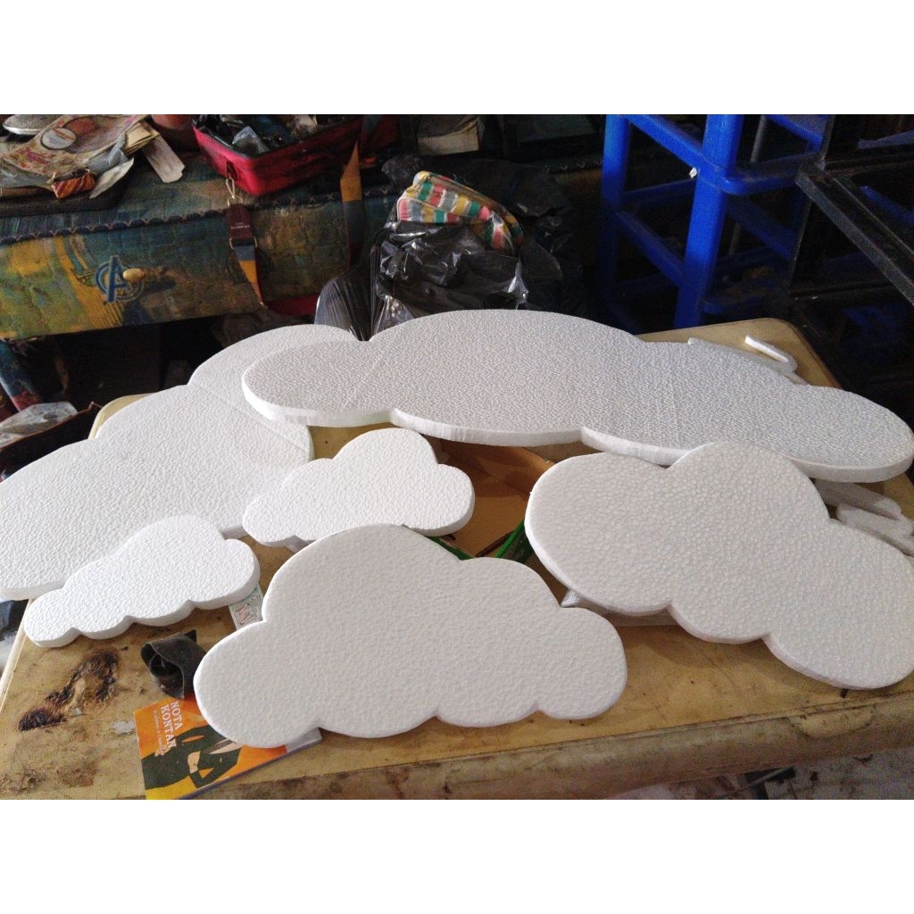 dekorasi awan/awan/backdrop/dekorasi