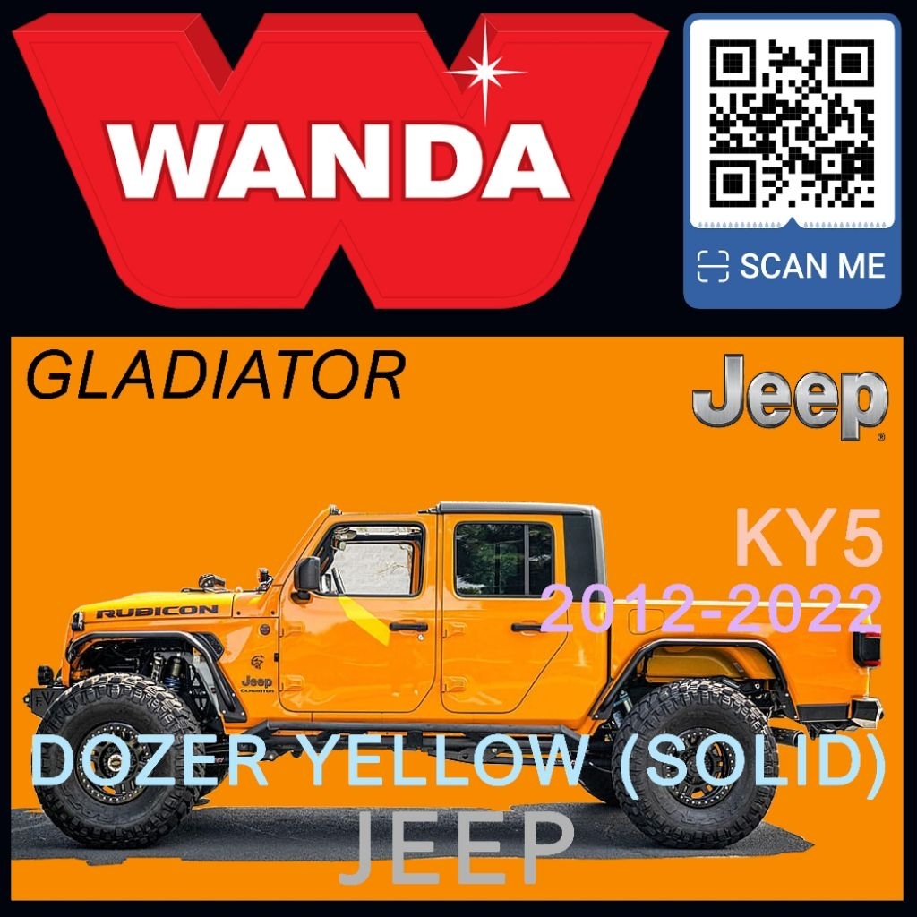 Cat Wanda Jeep Dozer Yellow KY5