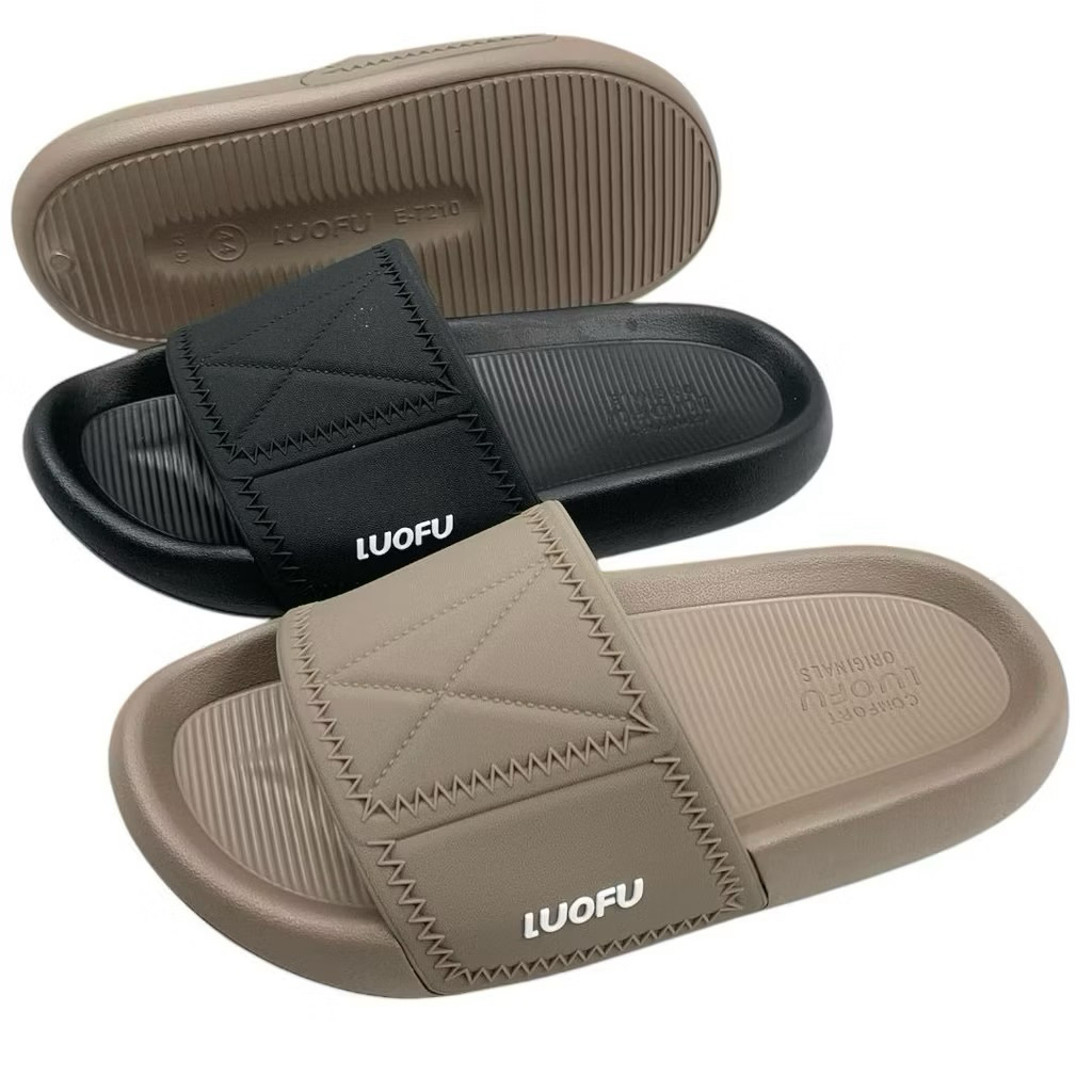 LUOFU - SANDAL SLIP ON LUOFU COWOK - SANDAL COWOK LUOFU
