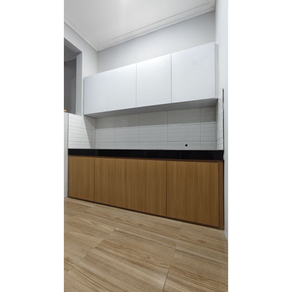 Kabinet Kitchenset Aluminium ACP Minimalis Modern
