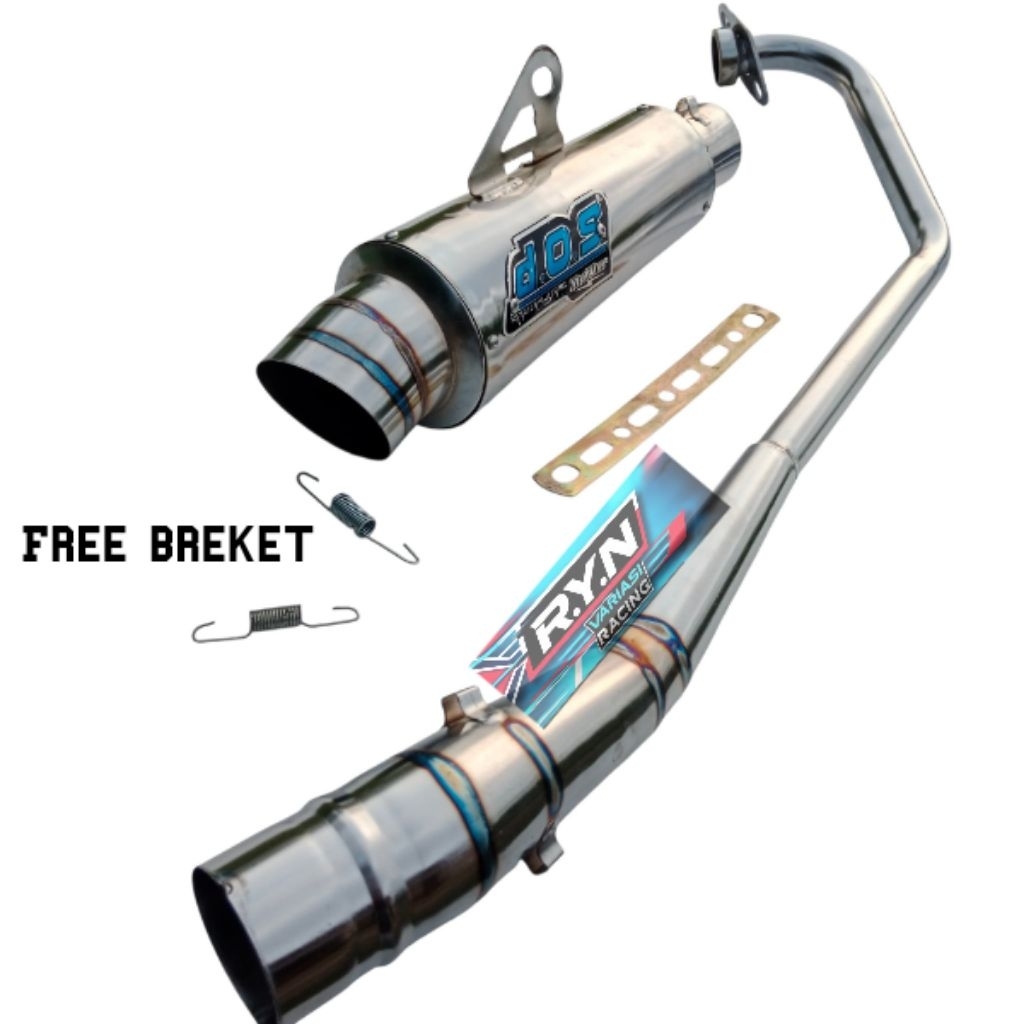 knalpot Racing DOS Jupiter MX old Jupiter MX NEW 135 satria Fu 150