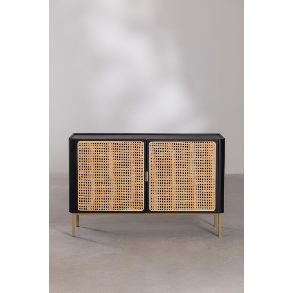 BUFFET TV MINIMALIS ROTAN, MEJA TV MINIMALIS ROTAN