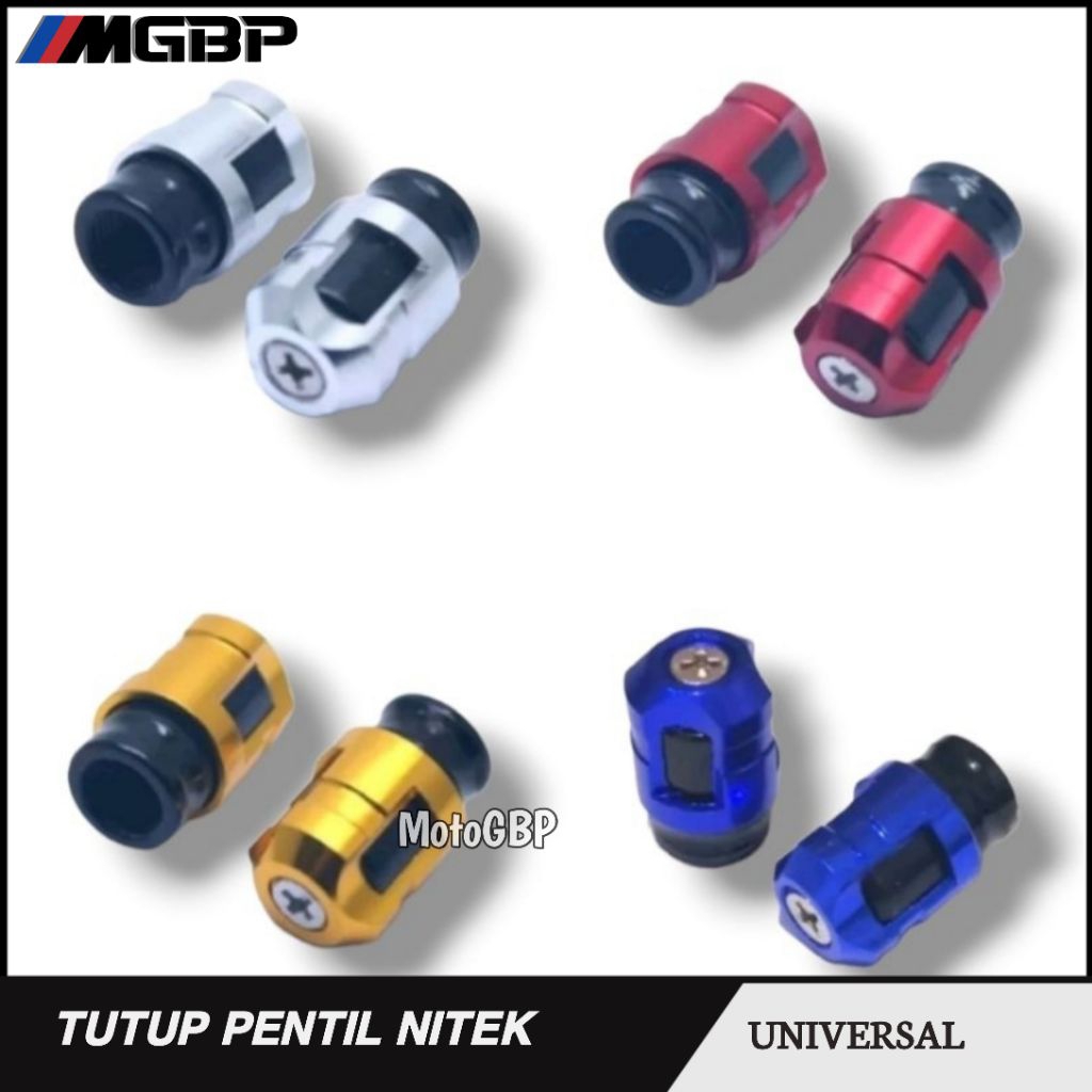 Tutup Pentil Motor Nmax Pcx Aerox Vario Beat Scoopy Vixiom Ninja Xmax R15 Dll Universal