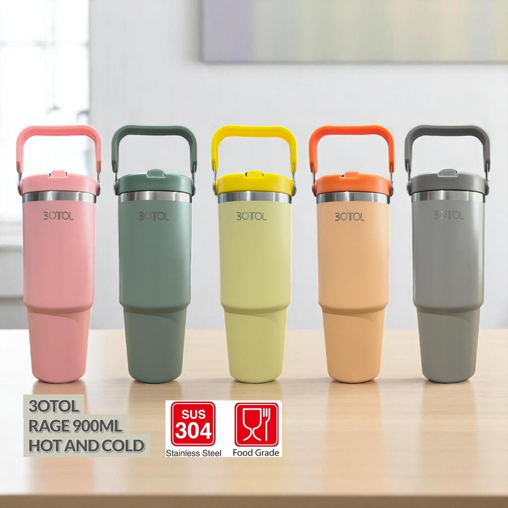 Beer Pints 30oz 900ml Tumbler Botol Minum / Tumbler Handle 2in1 / Botol Minum Portable Teh Kopi Stai