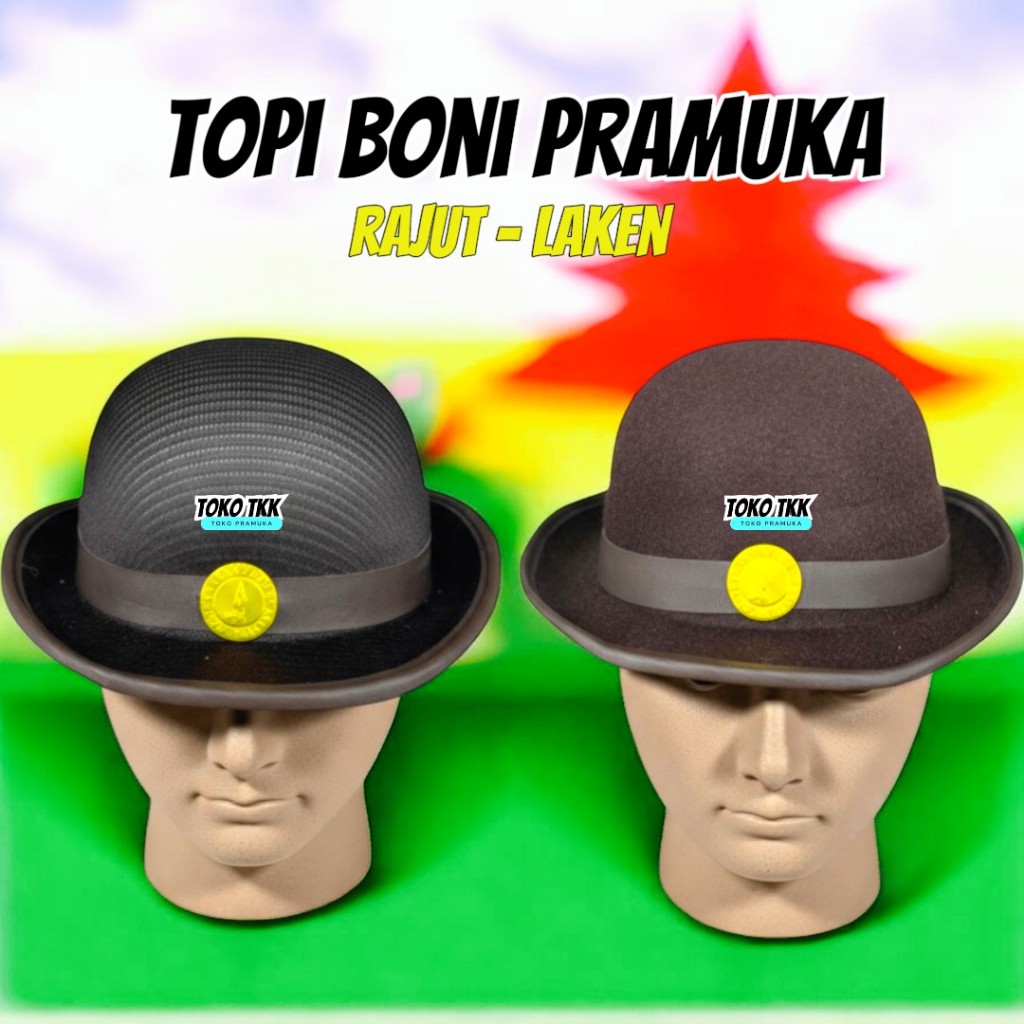 Topi boni Pramuka / Topi boni pramuka putri