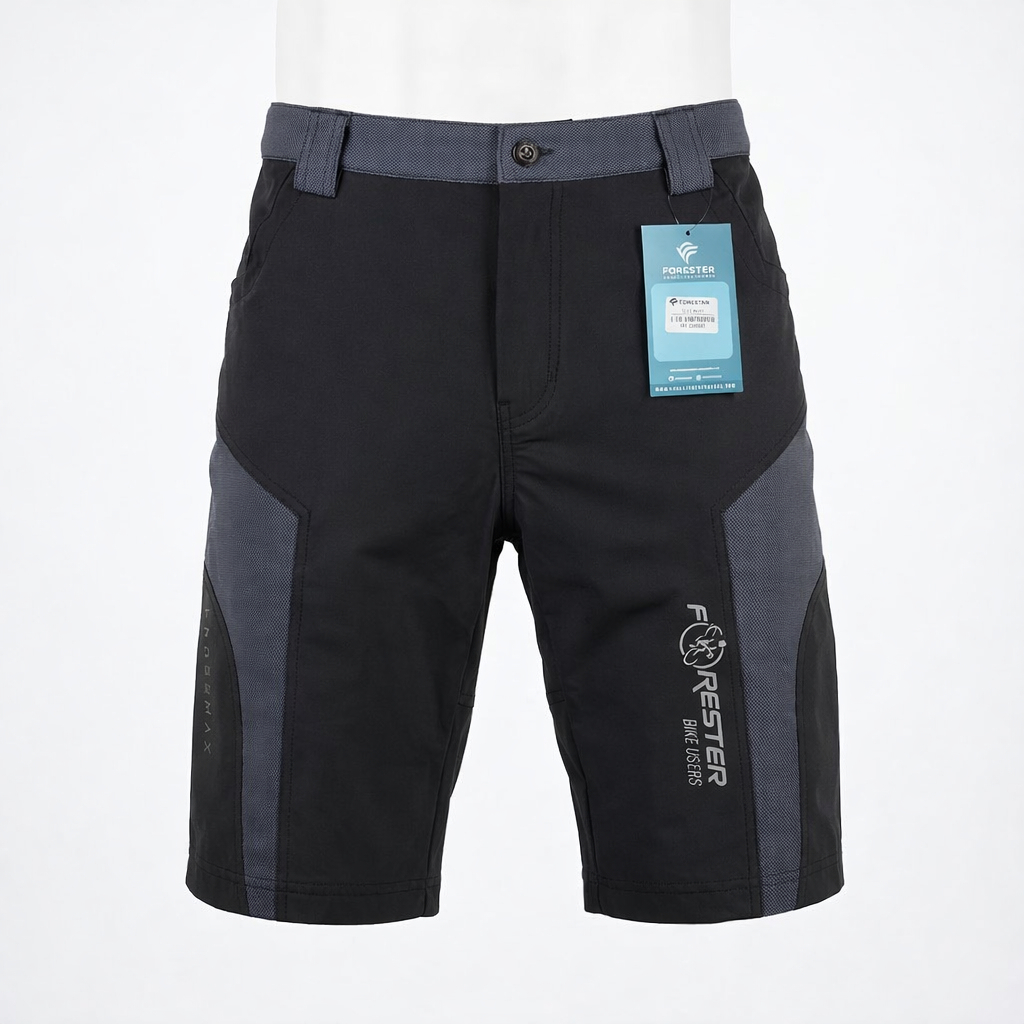 Forester Celana Pendek Sepeda CLF 08281 Crossmax Original Include Inner Padding Tipis Nyaman Quickdr