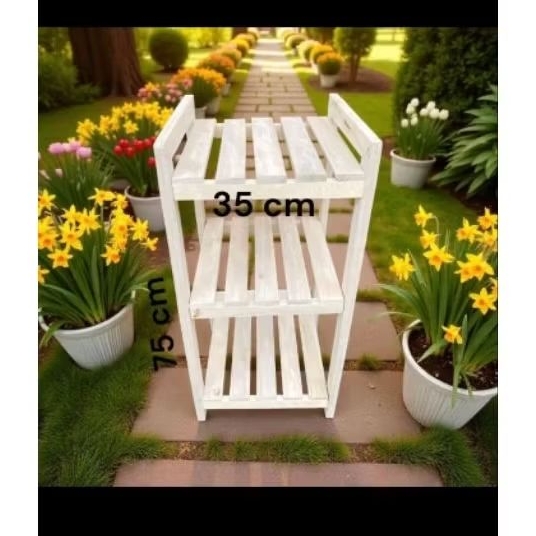 Rak Dispenser/ Rak Rice Cooker/ Rak Aquarium / Rak Kayu 3 Susun