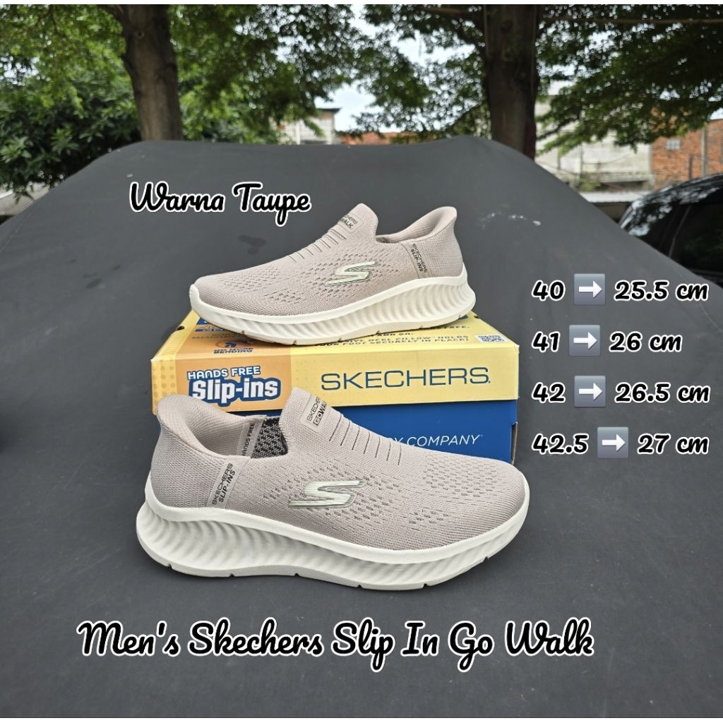 Men's Skechers Slip ins Go Walk Now #216372 BBK