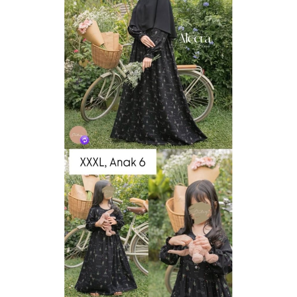 ditsy aleera black