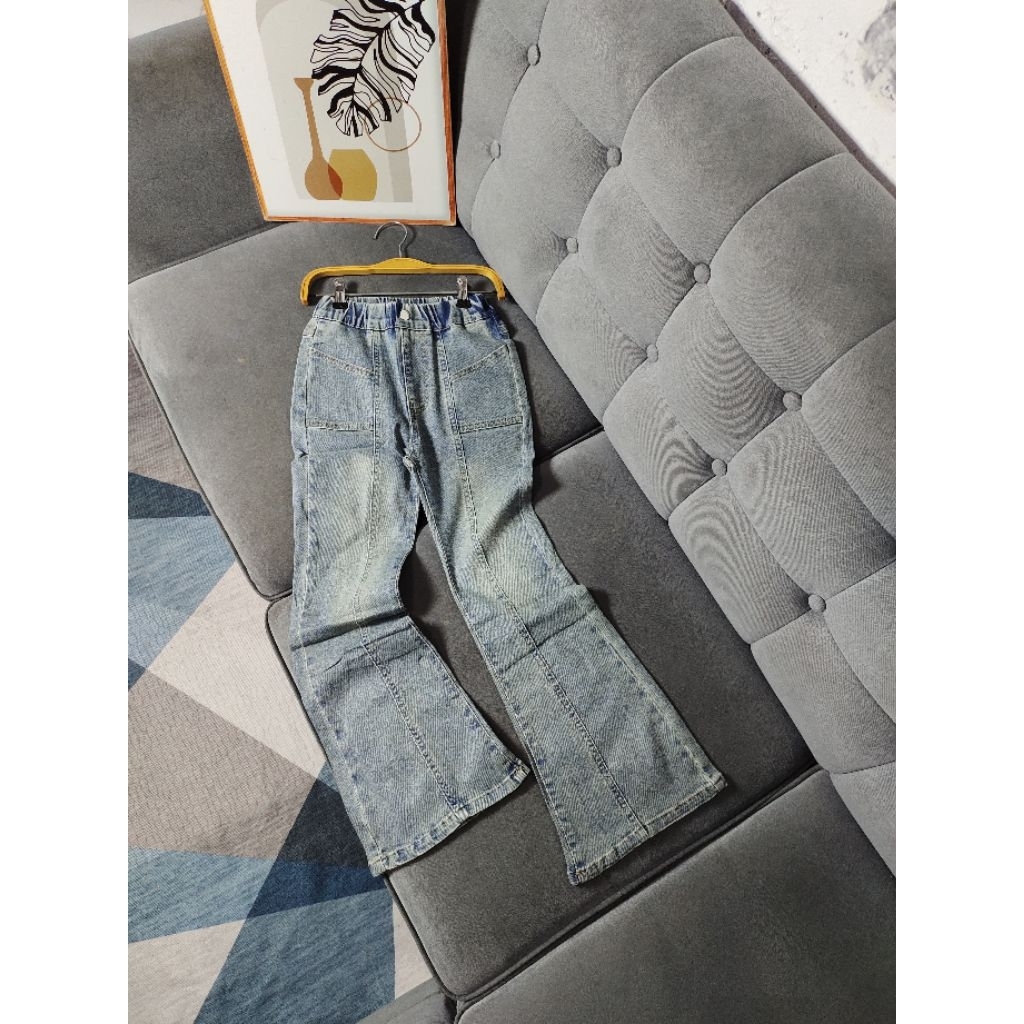 CELANA JEANS CUTBRAY RETRO ANAK PEREMPUAN IMPORT