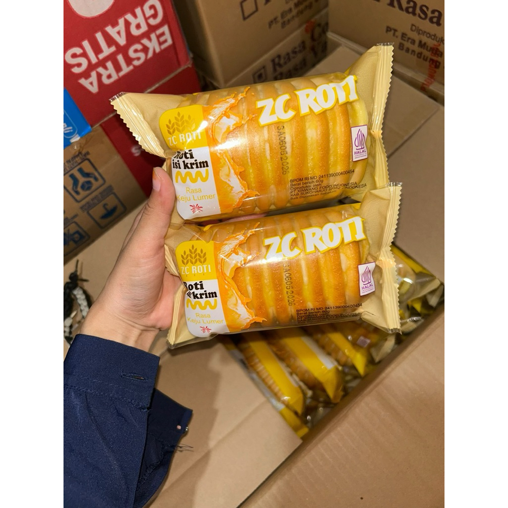 Roti ZC persegi 1 dus isi 60pcs