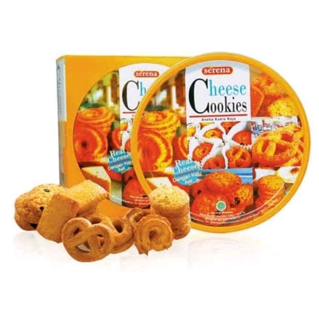 SERENA Cheese Cookies Kaleng 454Gr