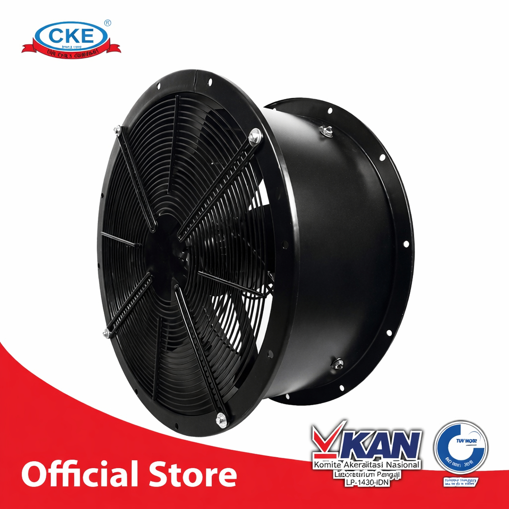 CKE Axial Fan 25 Inch Drum Axial Dospel Blower Gedung Industri