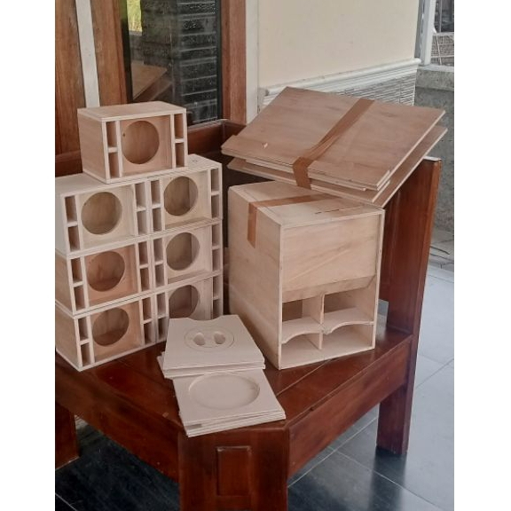 box SPL 4 inch bahan playwood