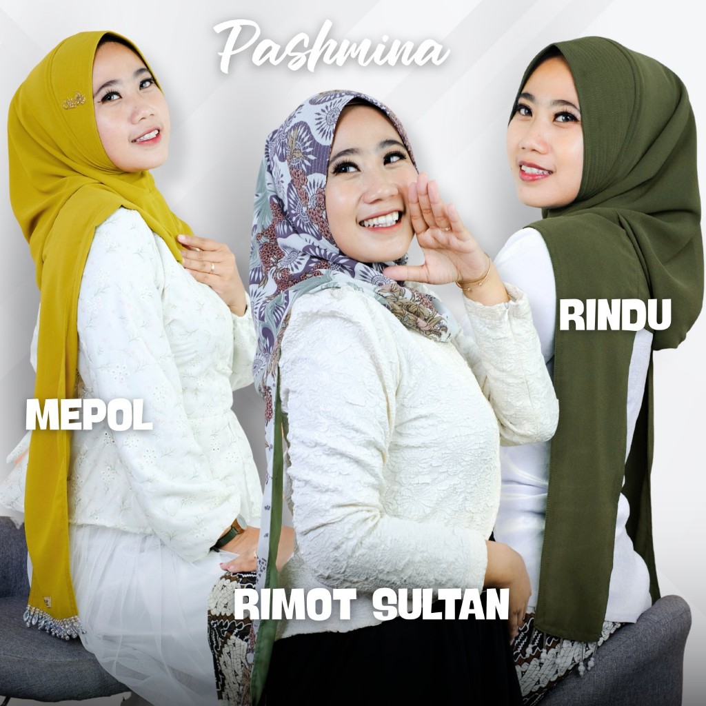 Pasmina Haymot Kerudung Panstan Pashmina Instan Ceruty Digital Printing Hijab Soft Pet Variasi Swaro