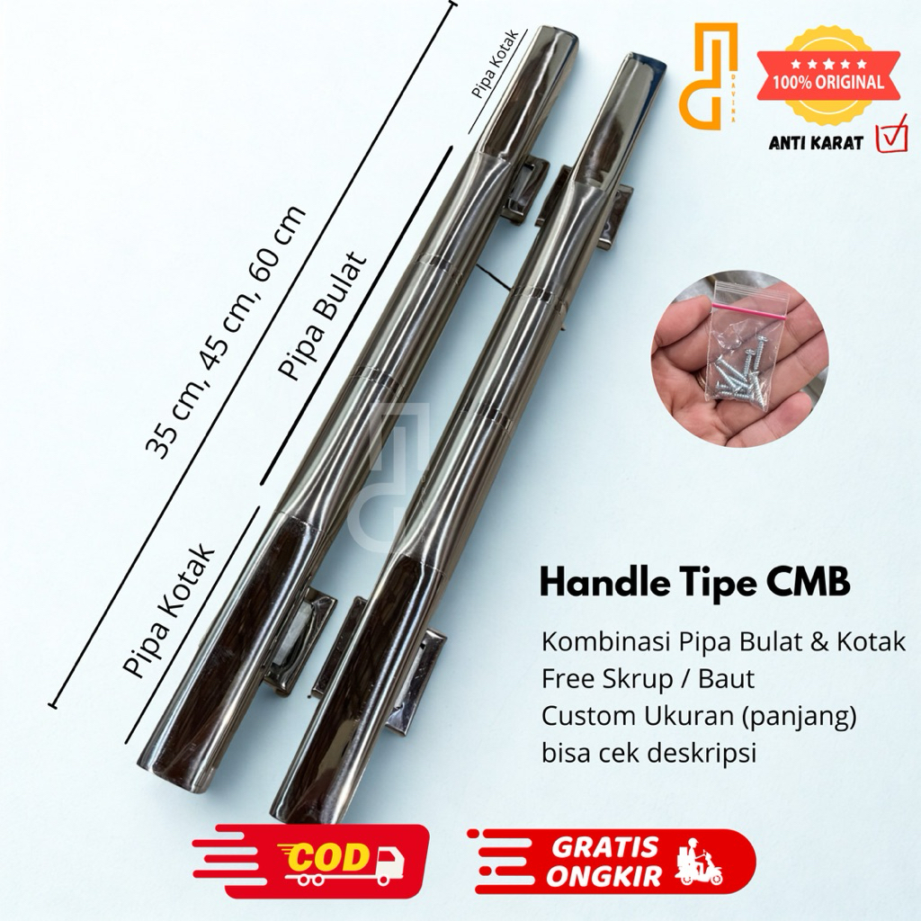 Handle CMB | Pull Handle Stainless | Gagang Pintu | Tarikan Pintu | Gagang Pintu Stainless | Gagang 