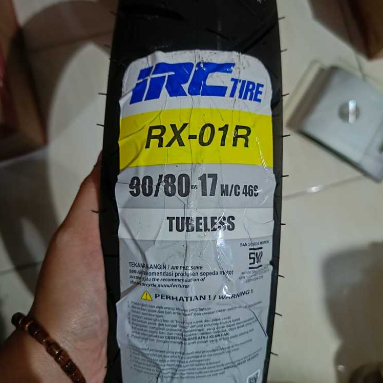 Ban Luar IRC 90 / 80 RING 17 RX 01R TUBELESS