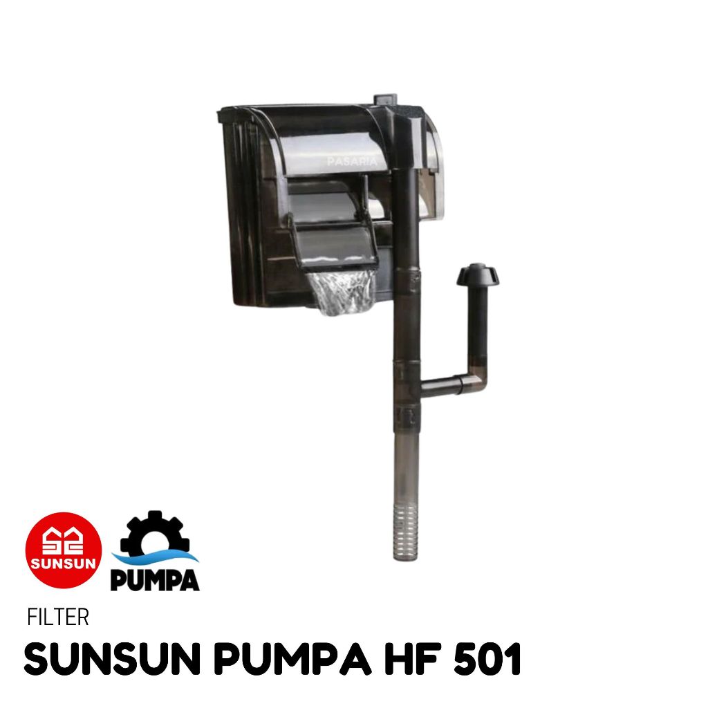 SUNSUN HF 501 HANG ON FILTER GANTUNG HF501 400 Liter/Jam Low Watt