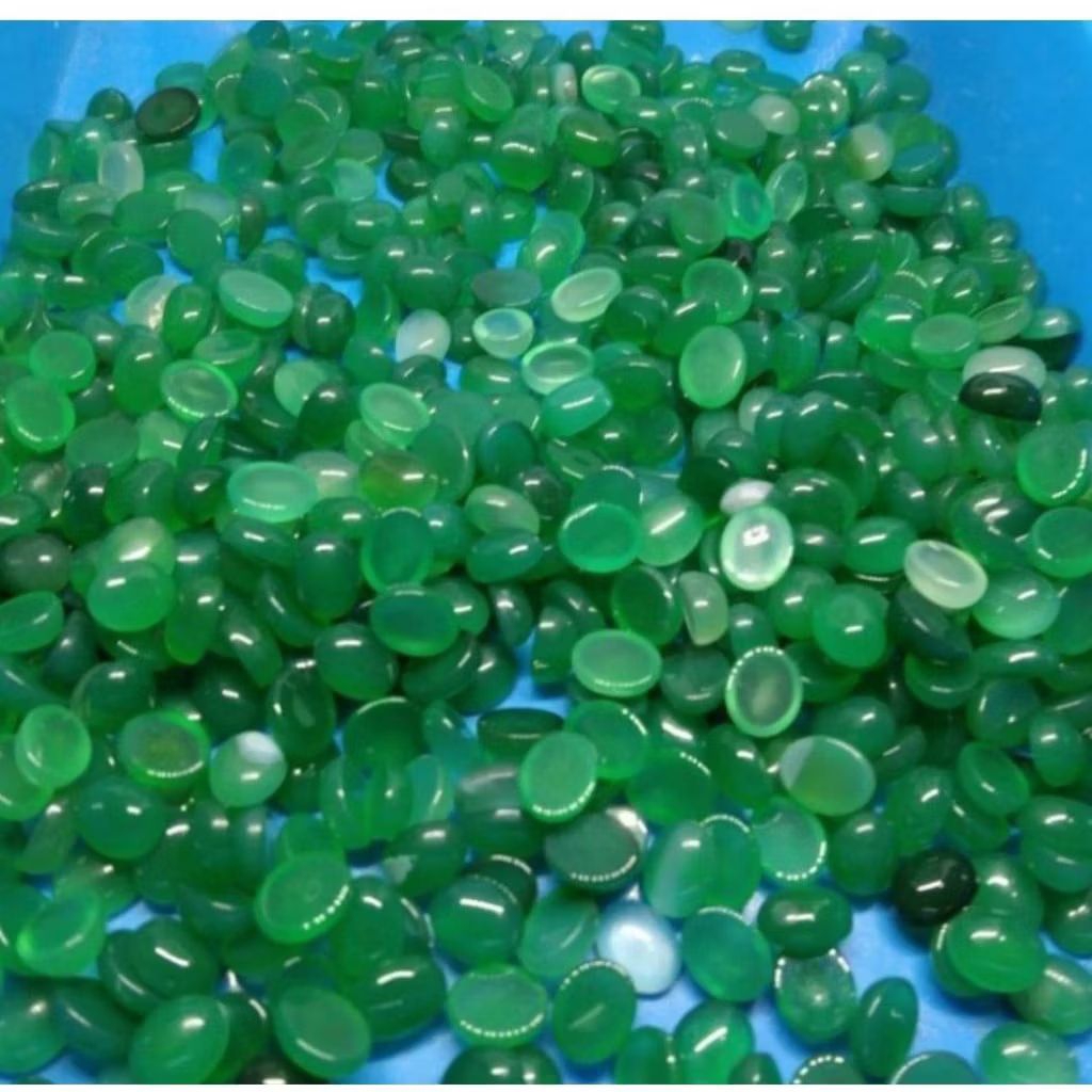 Batu akik ijo garuts mini 10x8mm bukan bacan mirip bacan