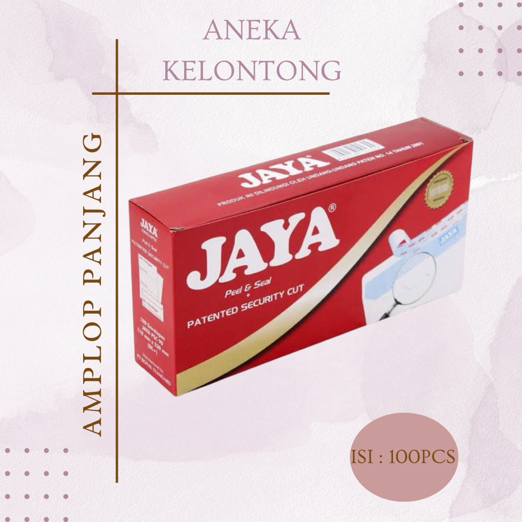 [ ECER ] AMPLOP PANJANG JAYA / AMPLOP POLOS PUTIH PANJANG