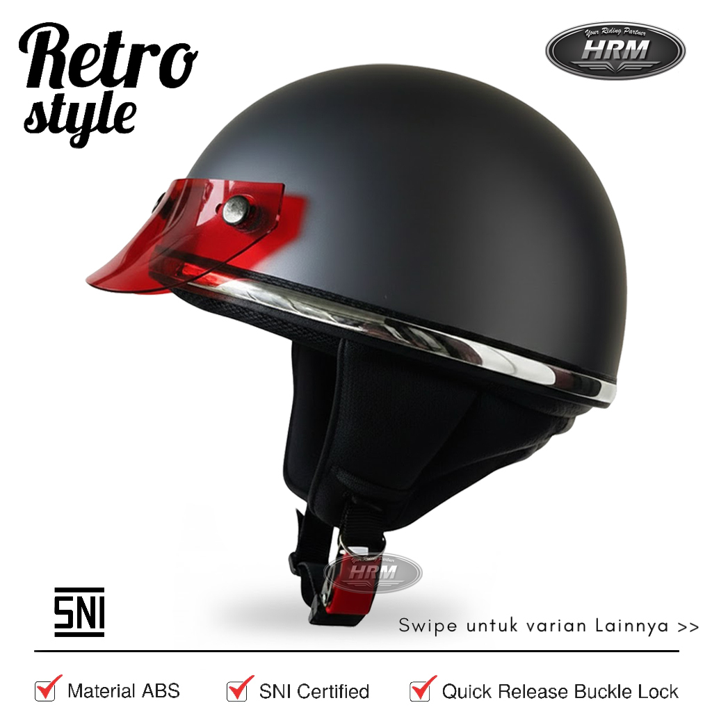 Helm Chip Classic Retro SNI Free Stiker
