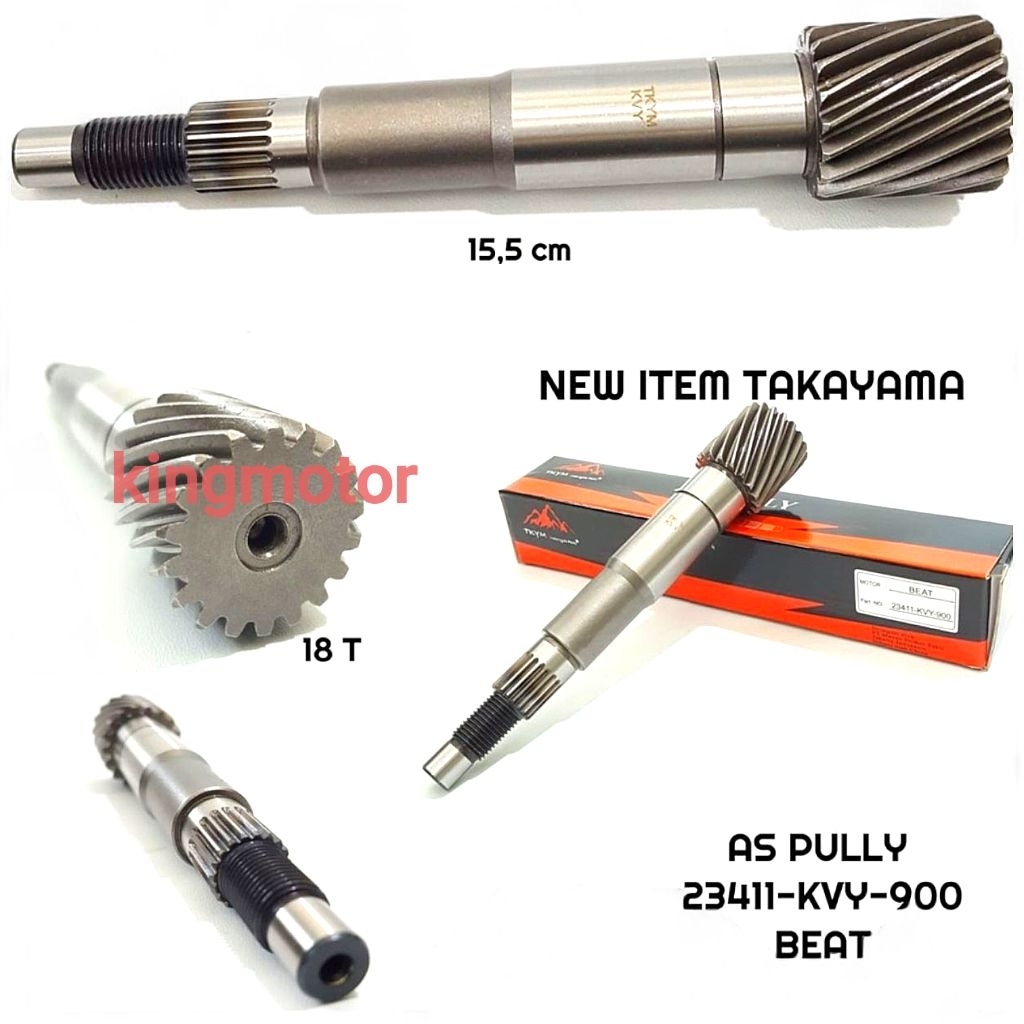 AS PULLY AS PRIMARY TAKAYAMA (KVY) BEAT SCOOPY KARBU SPACY ORI TAKAYAMA