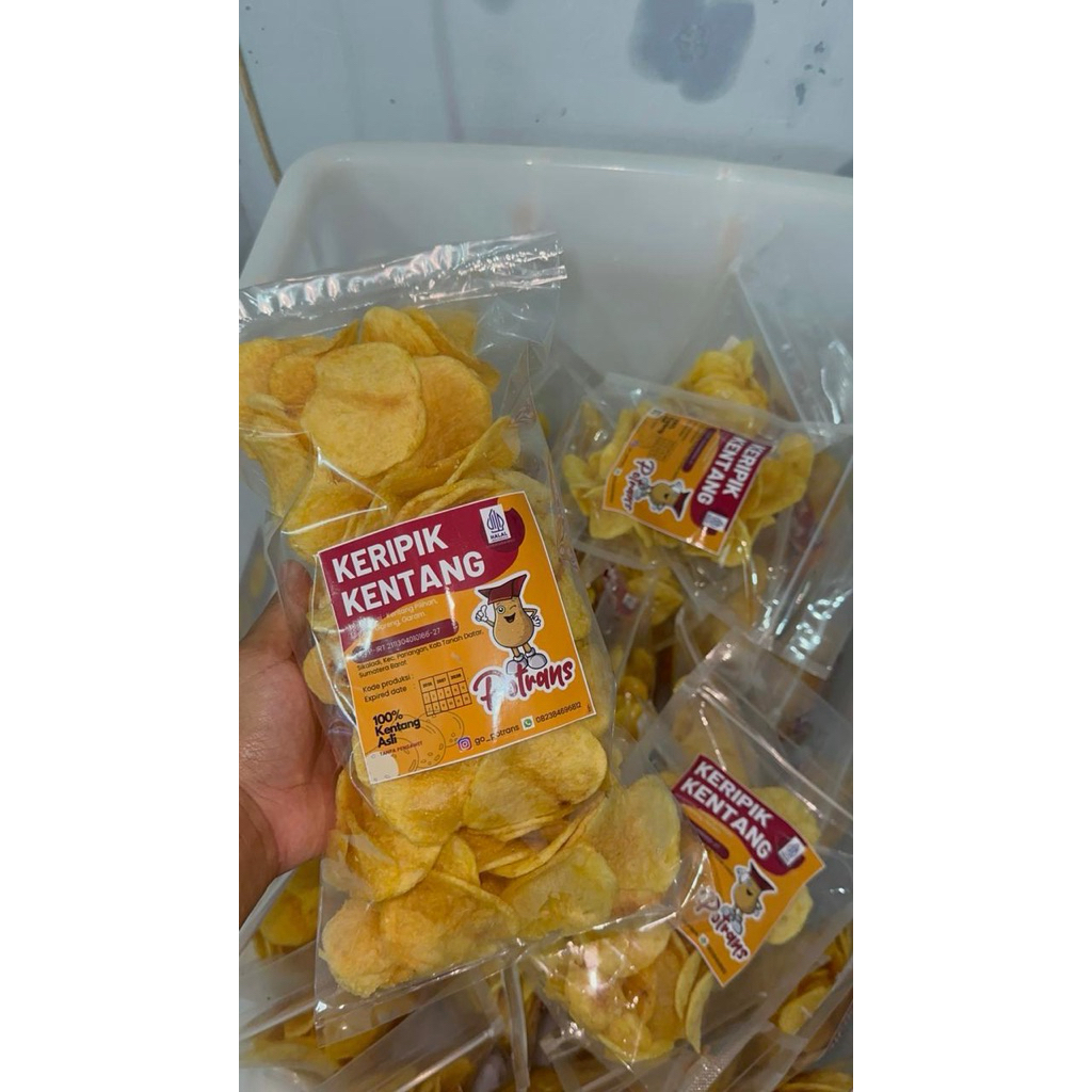 keripik kentang Potrans 1/4 kg