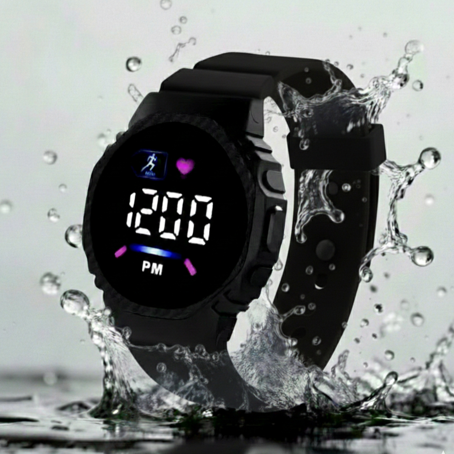 Jam Tangan Digital Led Anak Laki-Laki Anti Air Sport