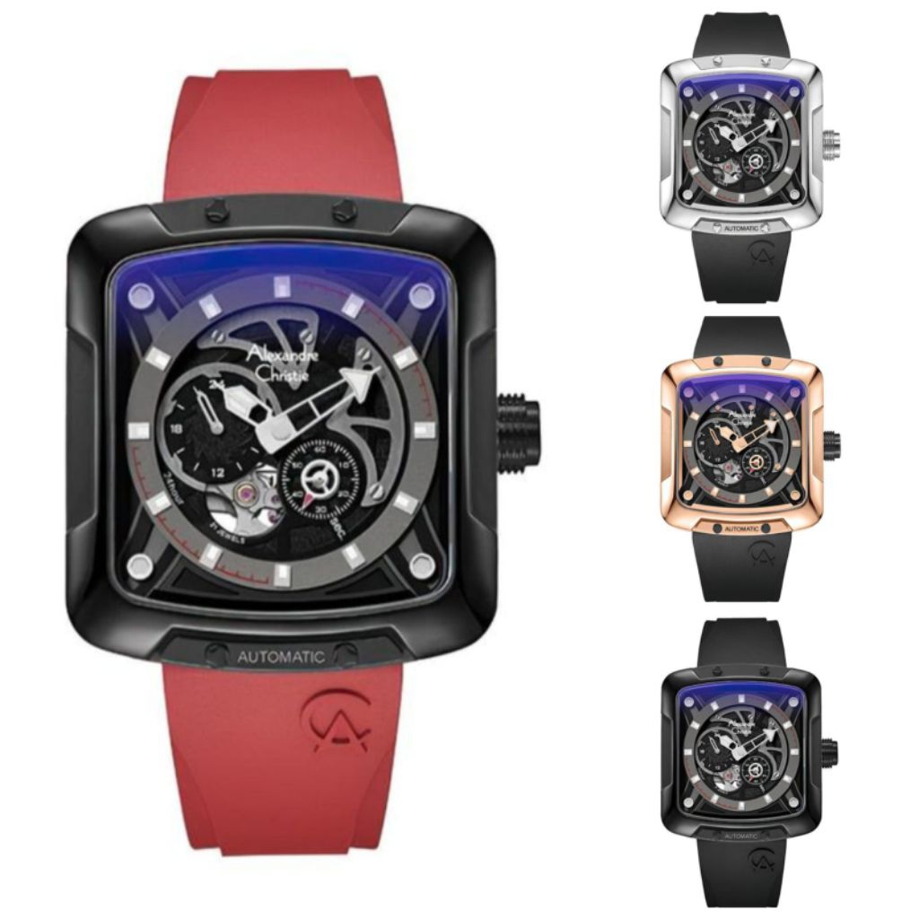 JAM TANGAN PRIA AUTOMATIC ALEXANDRE CHRISTIE AC 3030 AC3030 ORIGINAL GARANSI RESMI 1TAHUN