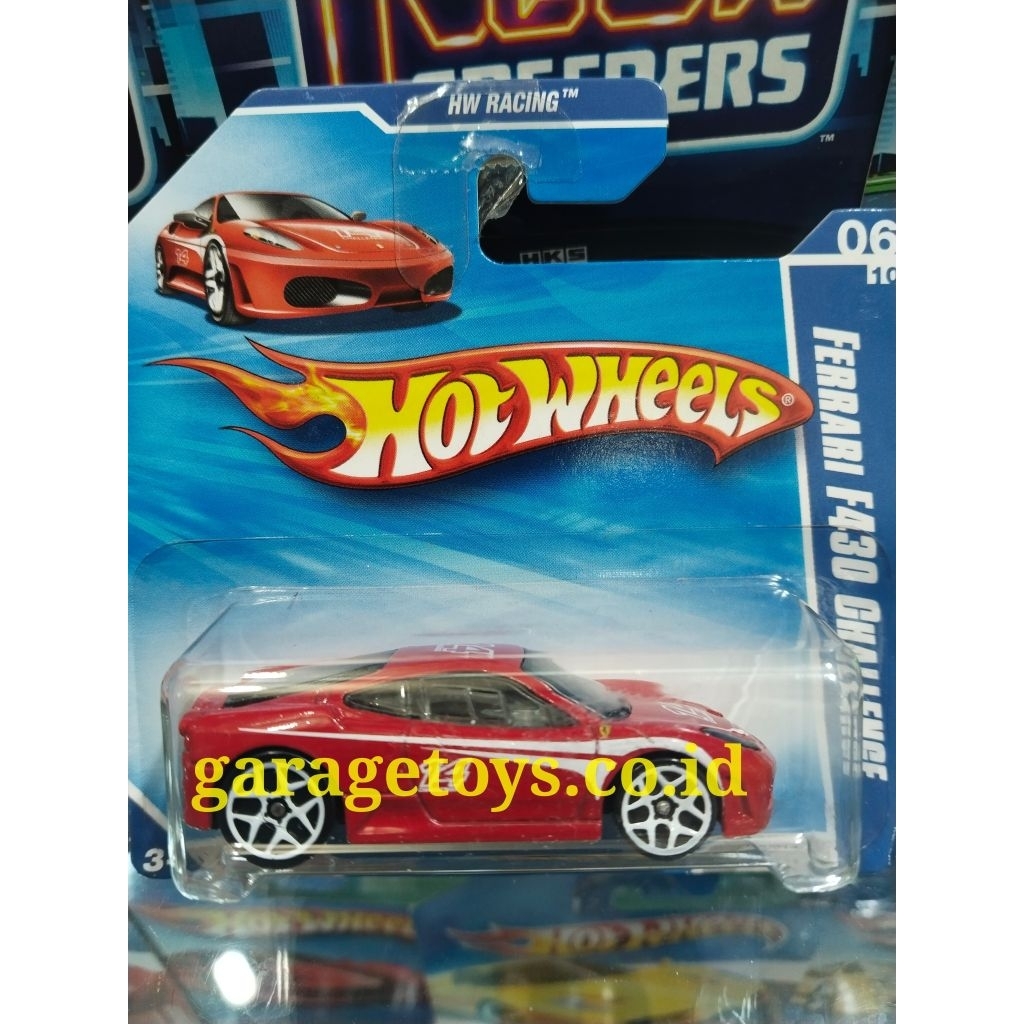 Hotwheels 1:64 Diecast Ferrari F430 Challenge small pack