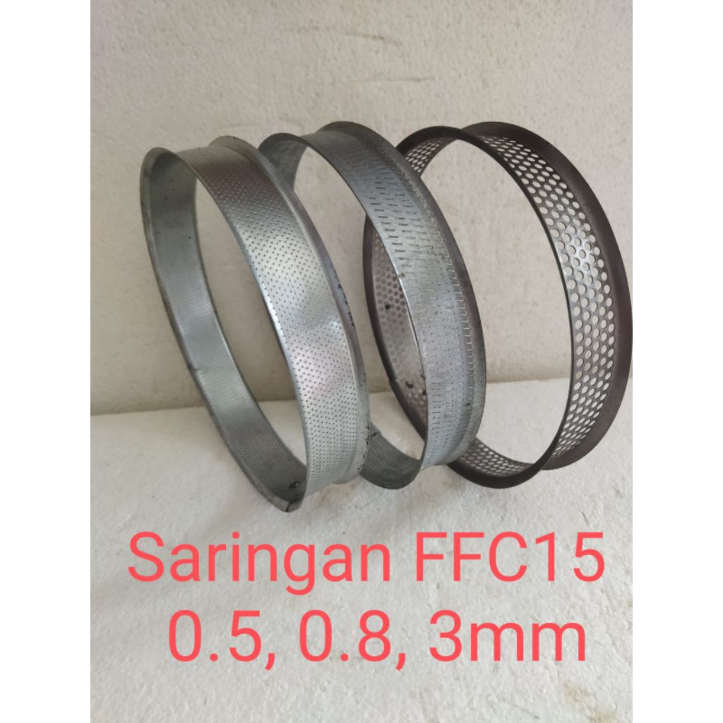 Saringan FFC15 0,5 0,8 3mm Bintik Miring Saringan Kopi Tepung Jagung