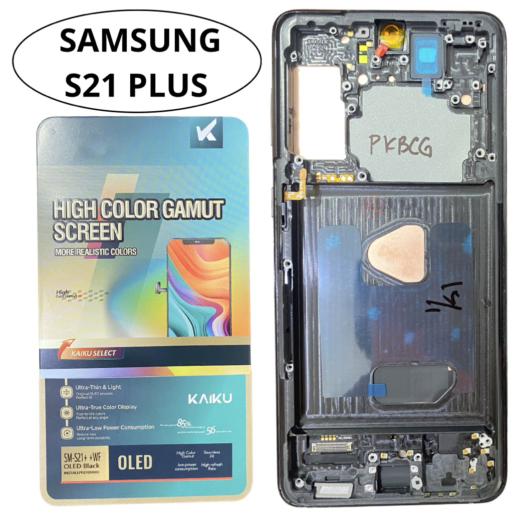 LCD ORIGINAL SAMSUMG S21 PLUS / S21+ FULLSET BLACK