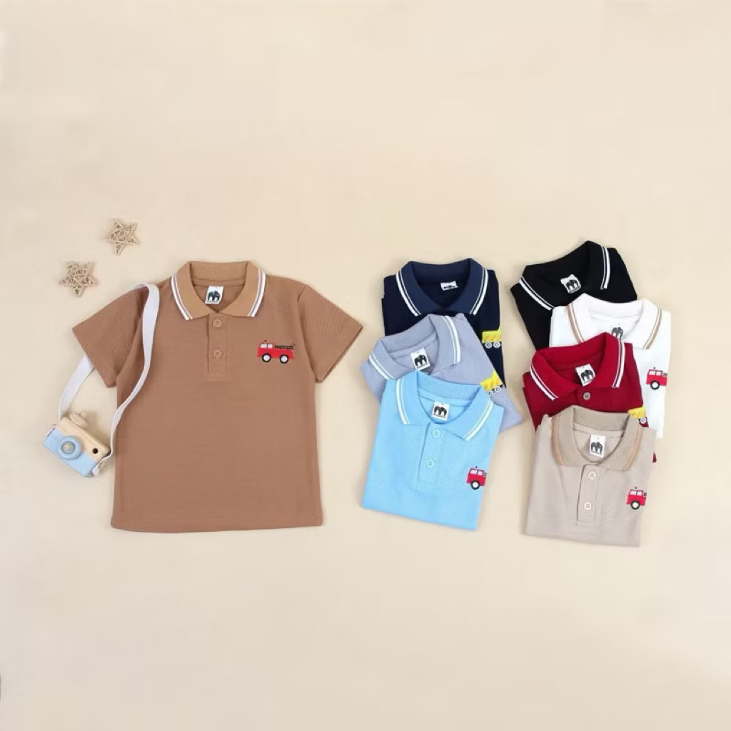 Baju anak / kaos Hugo / kaos anak laki laki / kaos kerah