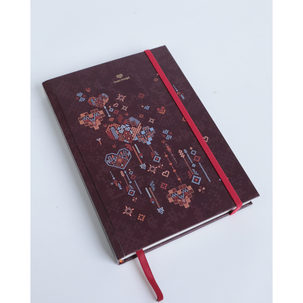 Heart Troops - Notebook Burgundy