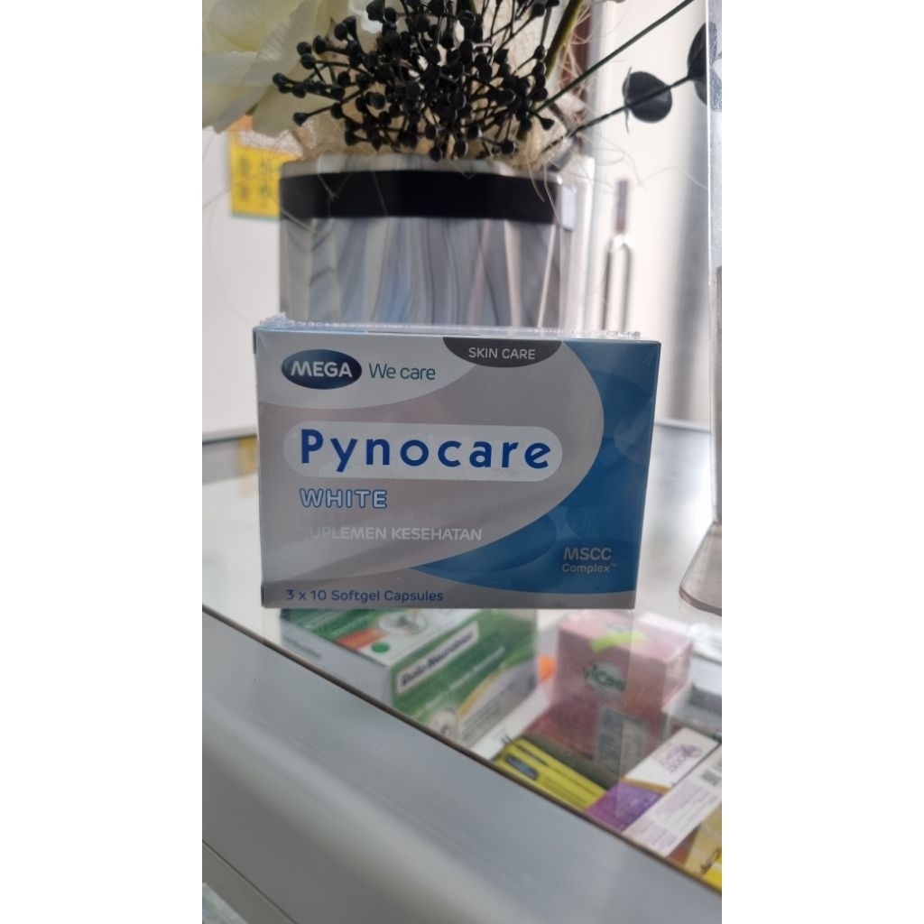 Pynocare White box isi 30 capsules 100% Original / Memutihkan kulit / Hilangkan Flek Hitam / Melindu