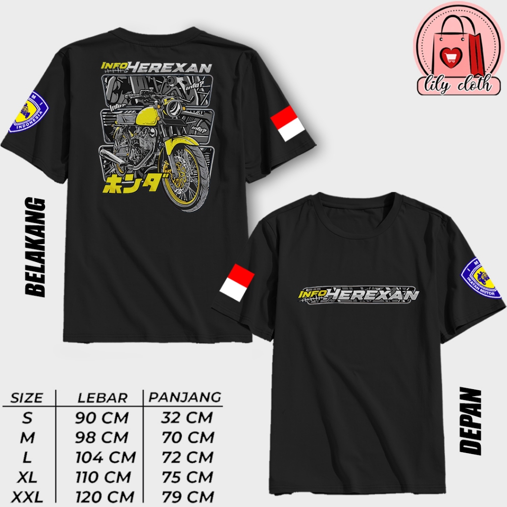 KAOS INFO HEREXAN BAJU HEREX KEREN TERBARU KAOS DISTRO PREMIUM TSHIRT BISA COD
