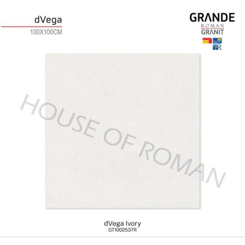 Roman Granit GT1002537R dVega Ivory 100x100 Kw1