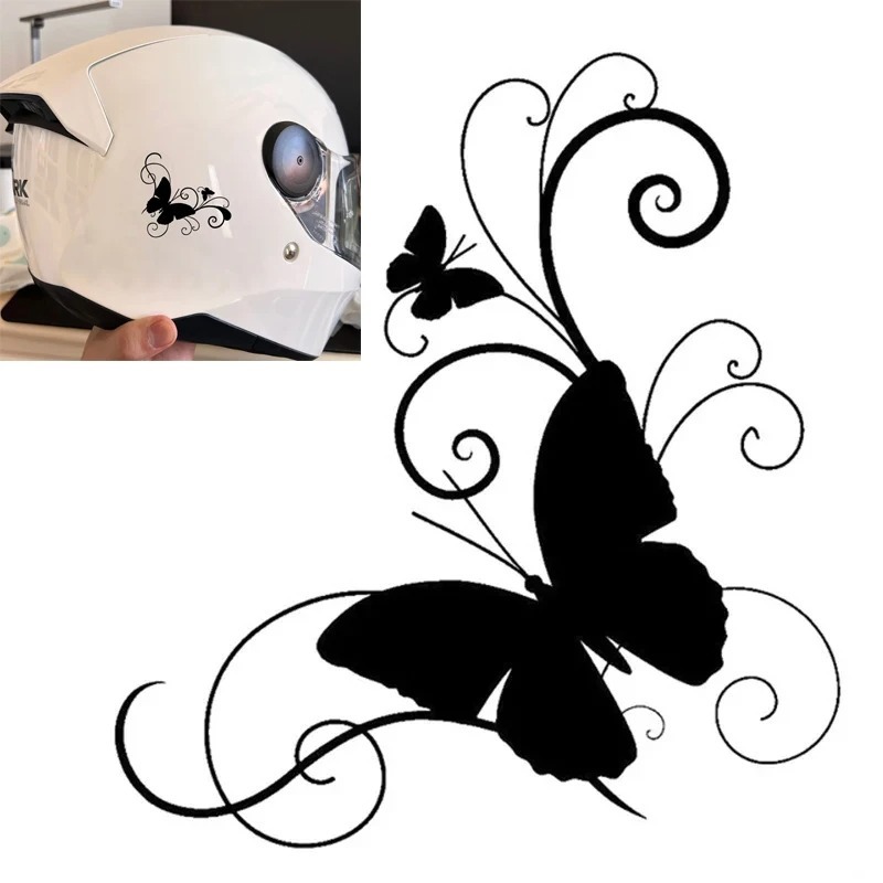 Stiker Motor Reflektif Kupu-kupu, Aksesori Helm untuk Honda Forza 350 125 CB650R Hornet XADV X ADV 7
