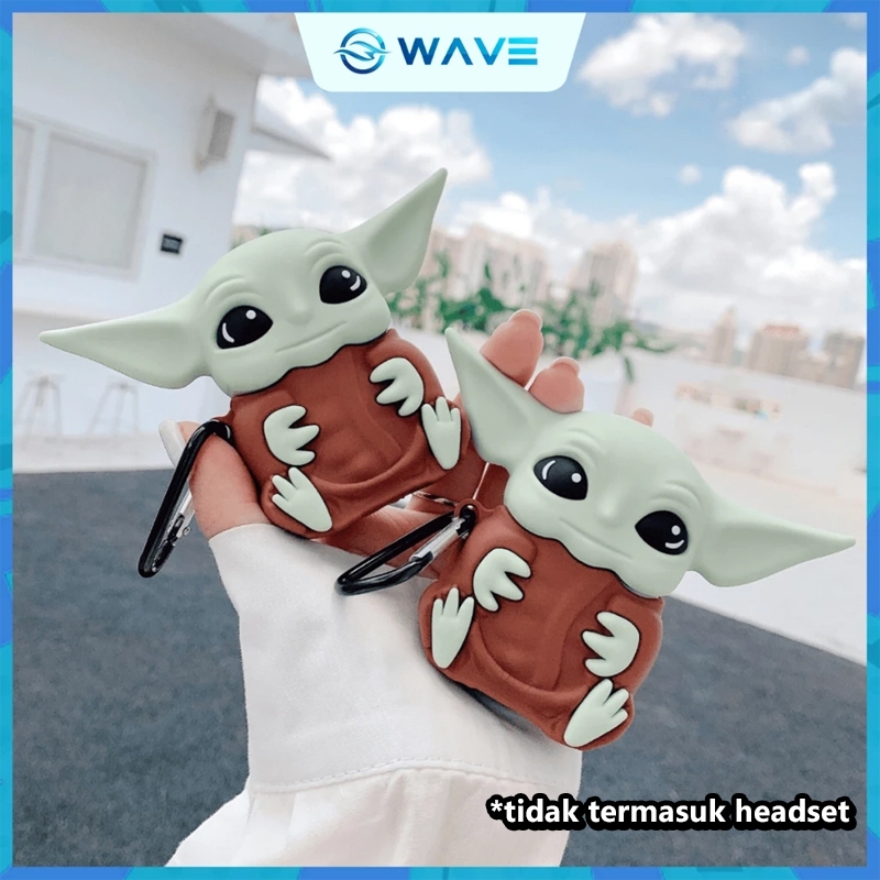 Case Airpods Gen 1 2 3 Pro Model Baby Yoda Cover Silicone inpods i12 i13