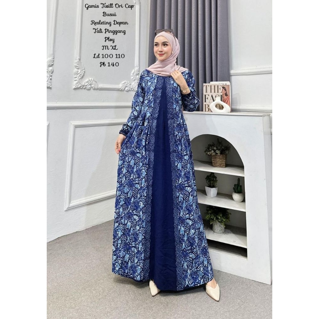 Gamis twill ori XL ld 110 pb 140
