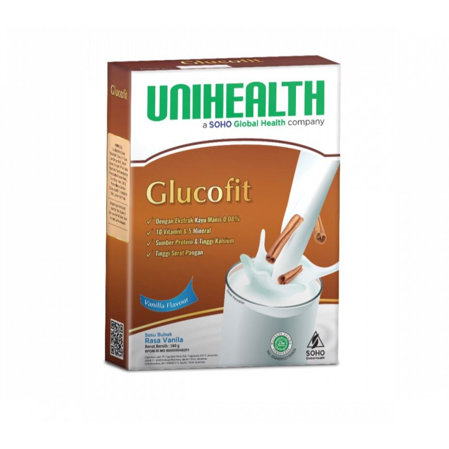 Unihealth Glucofit Susu – Rendah Gula, Tinggi Serat