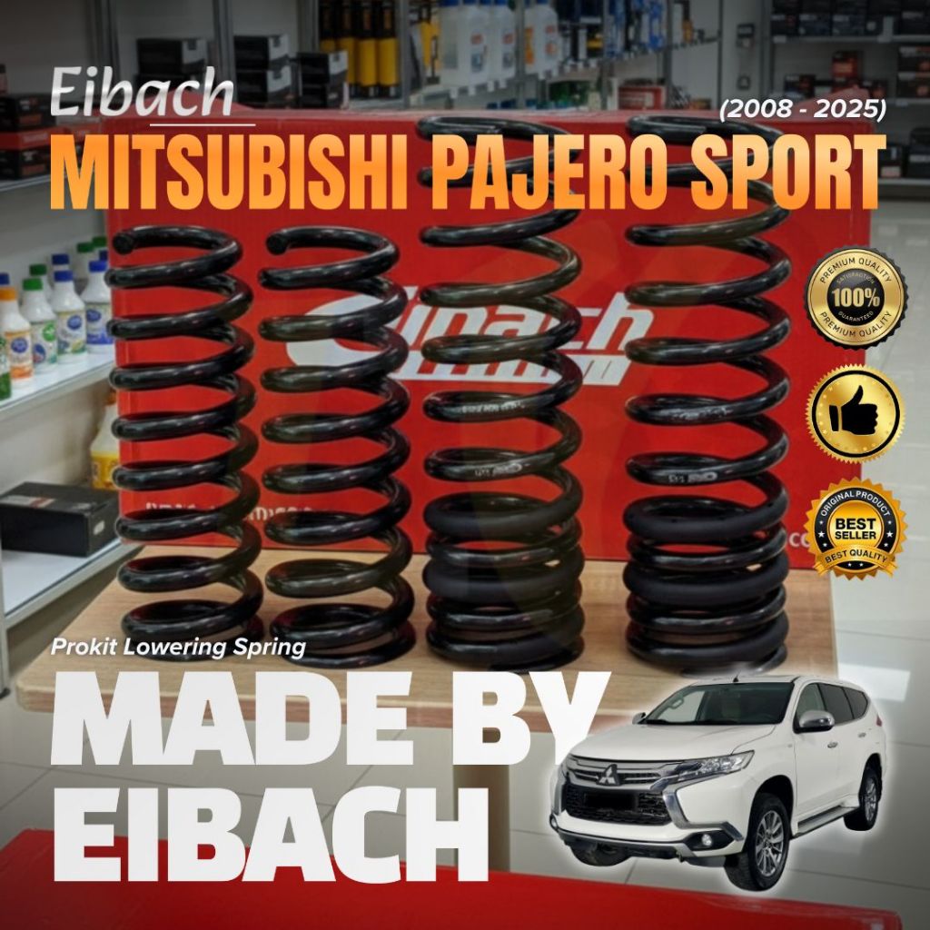 MITSUBISHI PAJERO SPORT (2008 - 2025) - EIBACH PROKIT LOWERING SPRING - MADE BY EIBACH